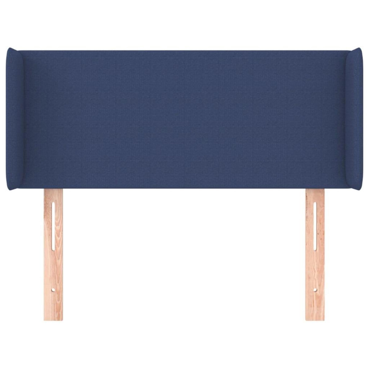 VIDAXL Tete de lit avec oreilles Bleu 83x16x78/88 cm Tissu