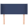 Voir la diapositive 3 : VIDAXL Tete de lit avec oreilles Bleu 83x16x78/88 cm Tissu