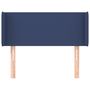 Voir la diapositive 3 : VIDAXL Tete de lit avec oreilles Bleu 83x16x78/88 cm Tissu