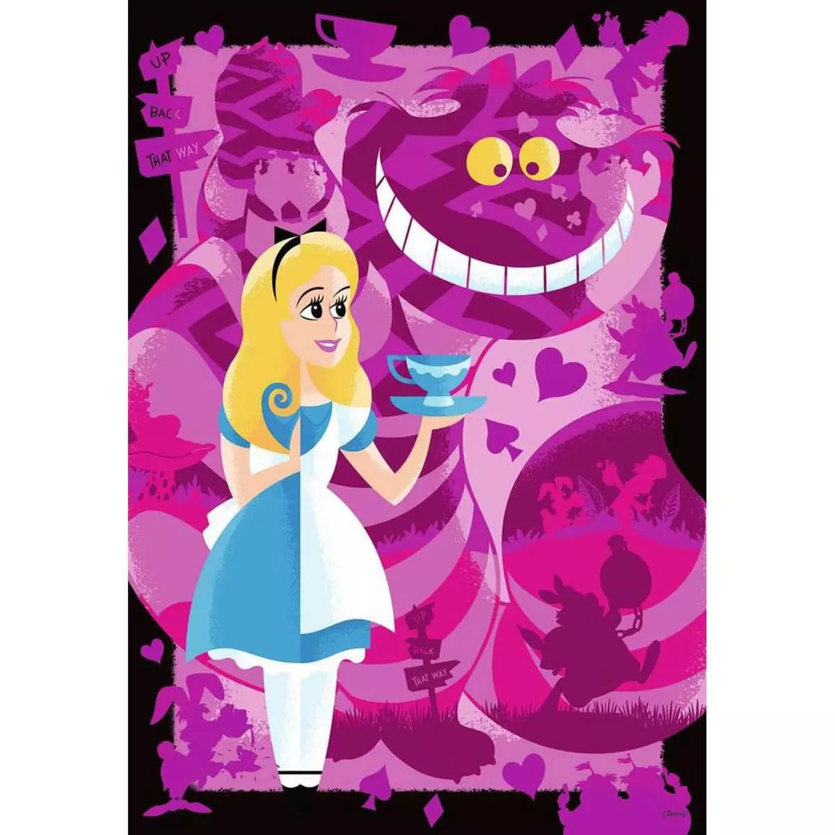 RAVENSBURGER Puzzles 300 pièces :  Disney 100 Ans : Alice