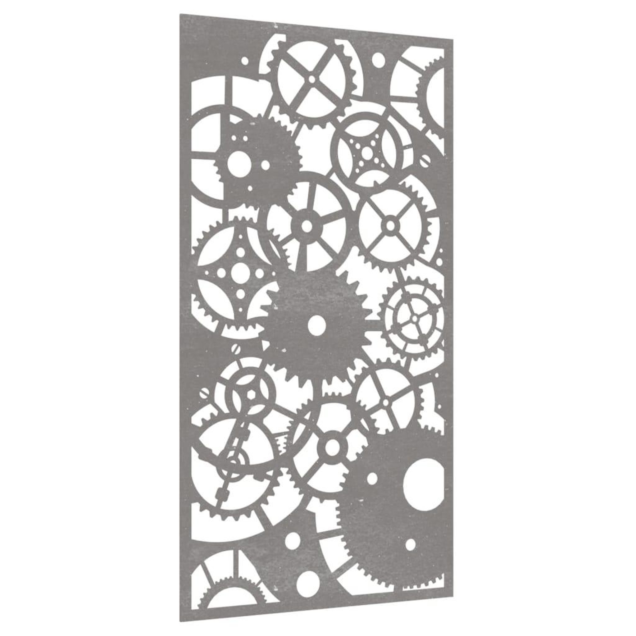 Voir la diapositive 3 : VIDAXL Decoration murale jardin 105x55 cm design de roue dentee