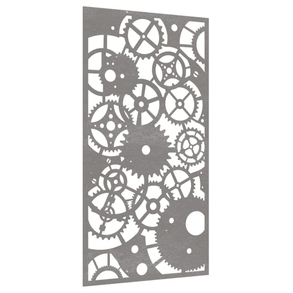 VIDAXL Decoration murale jardin 105x55 cm design de roue dentee