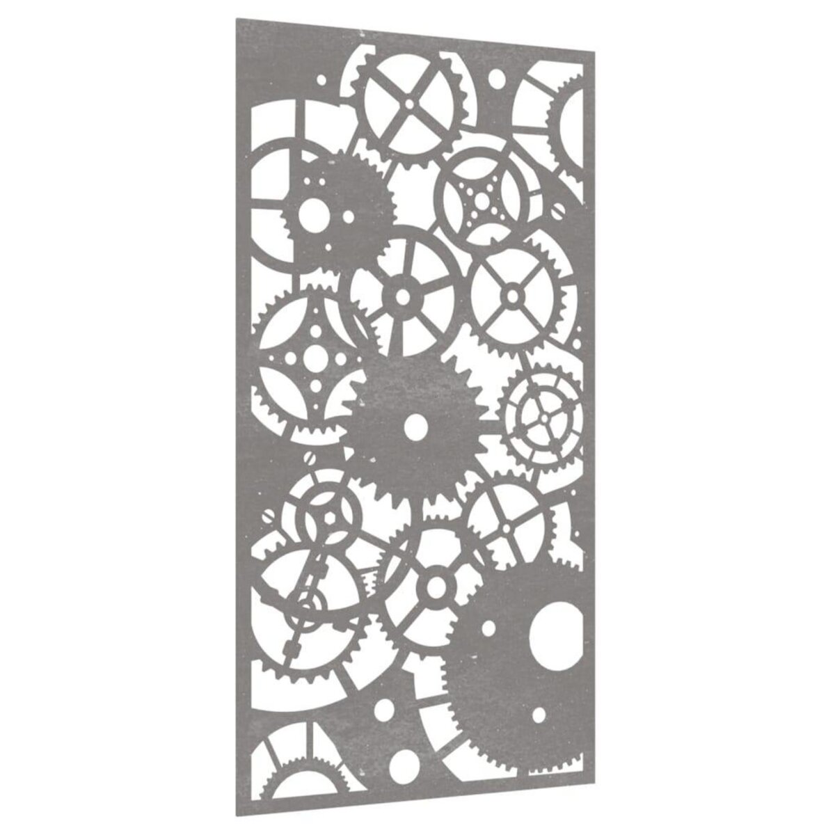 VIDAXL Decoration murale jardin 105x55 cm design de roue dentee