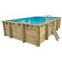 Voir la diapositive 2 : Habitat et Jardin Piscine bois rectangle   Panama  - 6.20 x 4.10 x 1.45 m