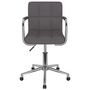 Voir la diapositive 2 : VIDAXL Chaise pivotante de salle a manger Taupe Tissu