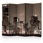 Paris Prix Paravent 5 Volets  Miami in Sepia  172x225cm