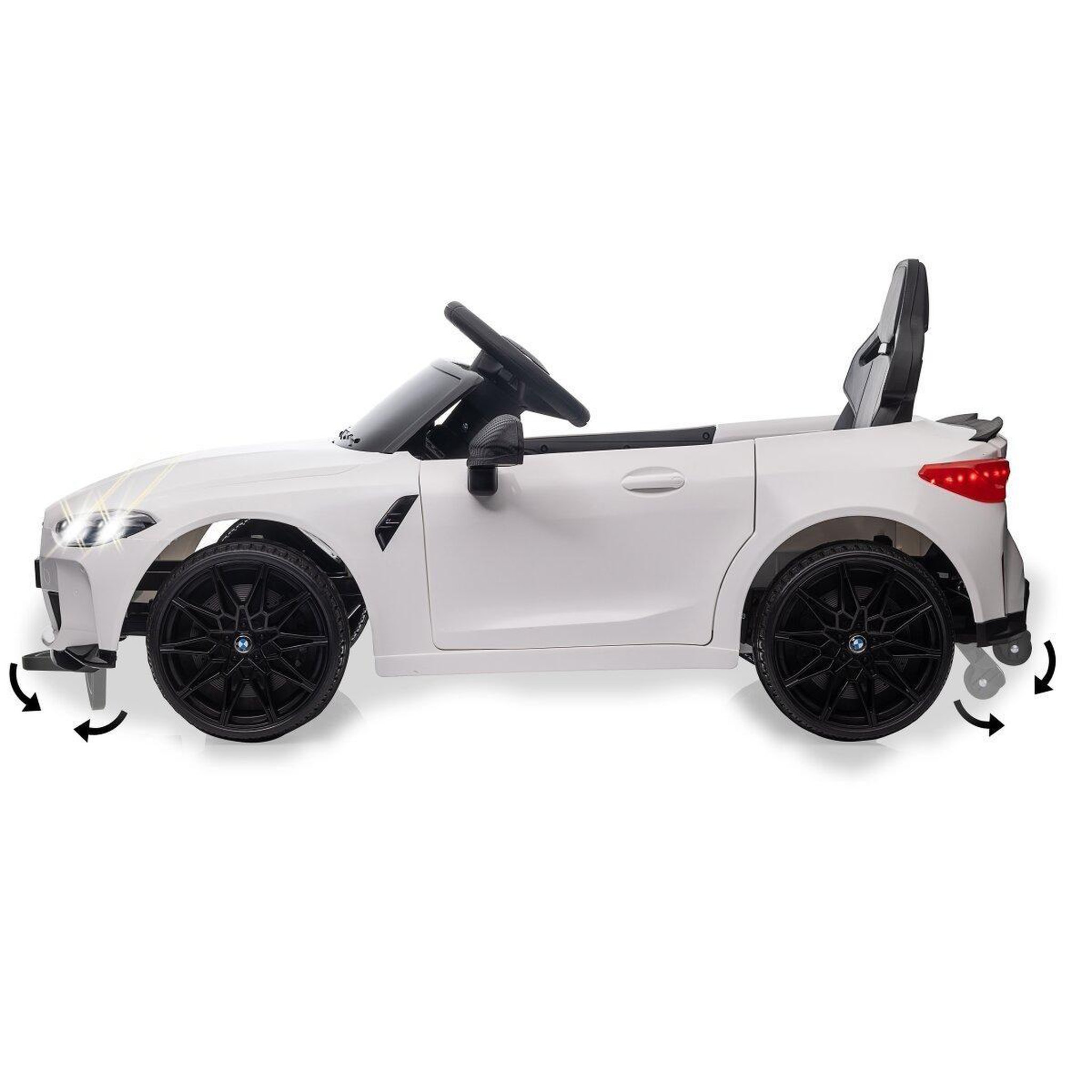 Voir la diapositive 2 : Jamara Ride-on bmw m4 blanc 2,4ghz li-power 12.6