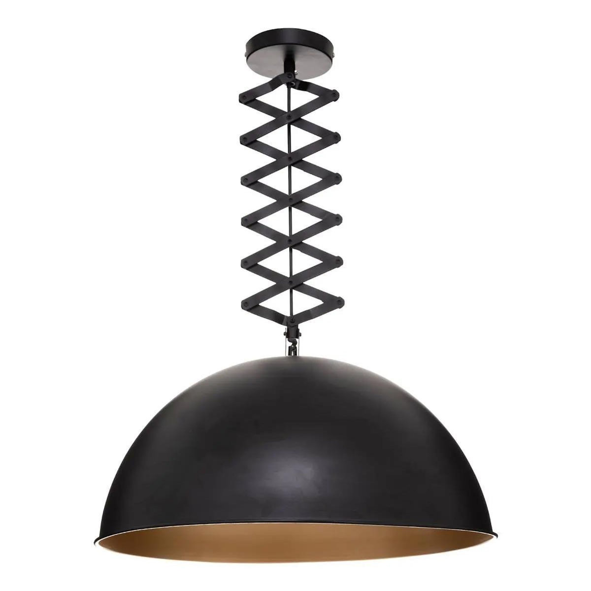 ATMOSPHERA Lampe Suspension en Métal  Lahti  51cm Noir