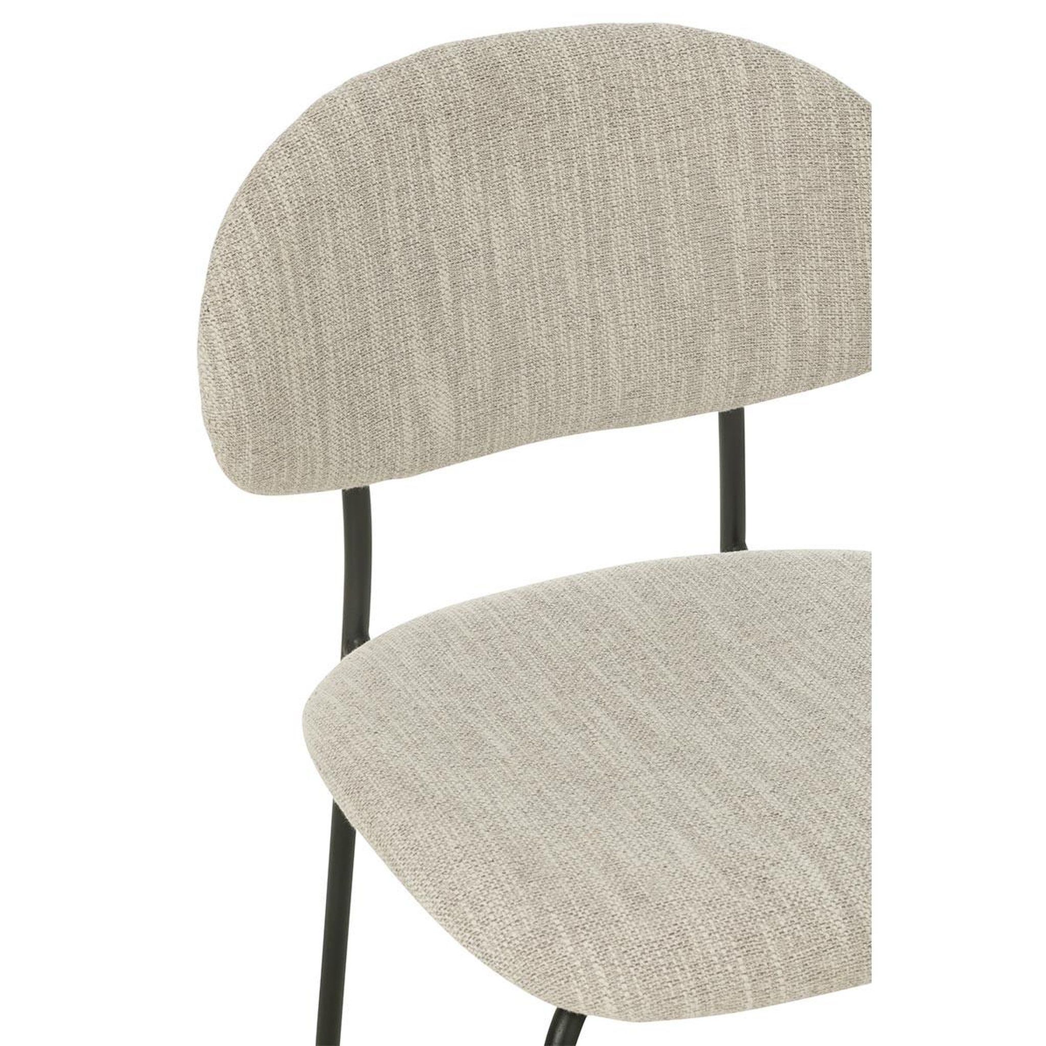 Voir la diapositive 5 : J-LINE Chaise design  anise  82cm beige