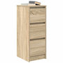Voir la diapositive 4 : VIDAXL Buffet chene sonoma 29,5x34x76 cm bois d'ingenierie