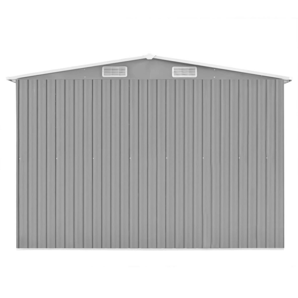 VIDAXL Abri de jardin Gris 257x990x181 cm Acier galvanise