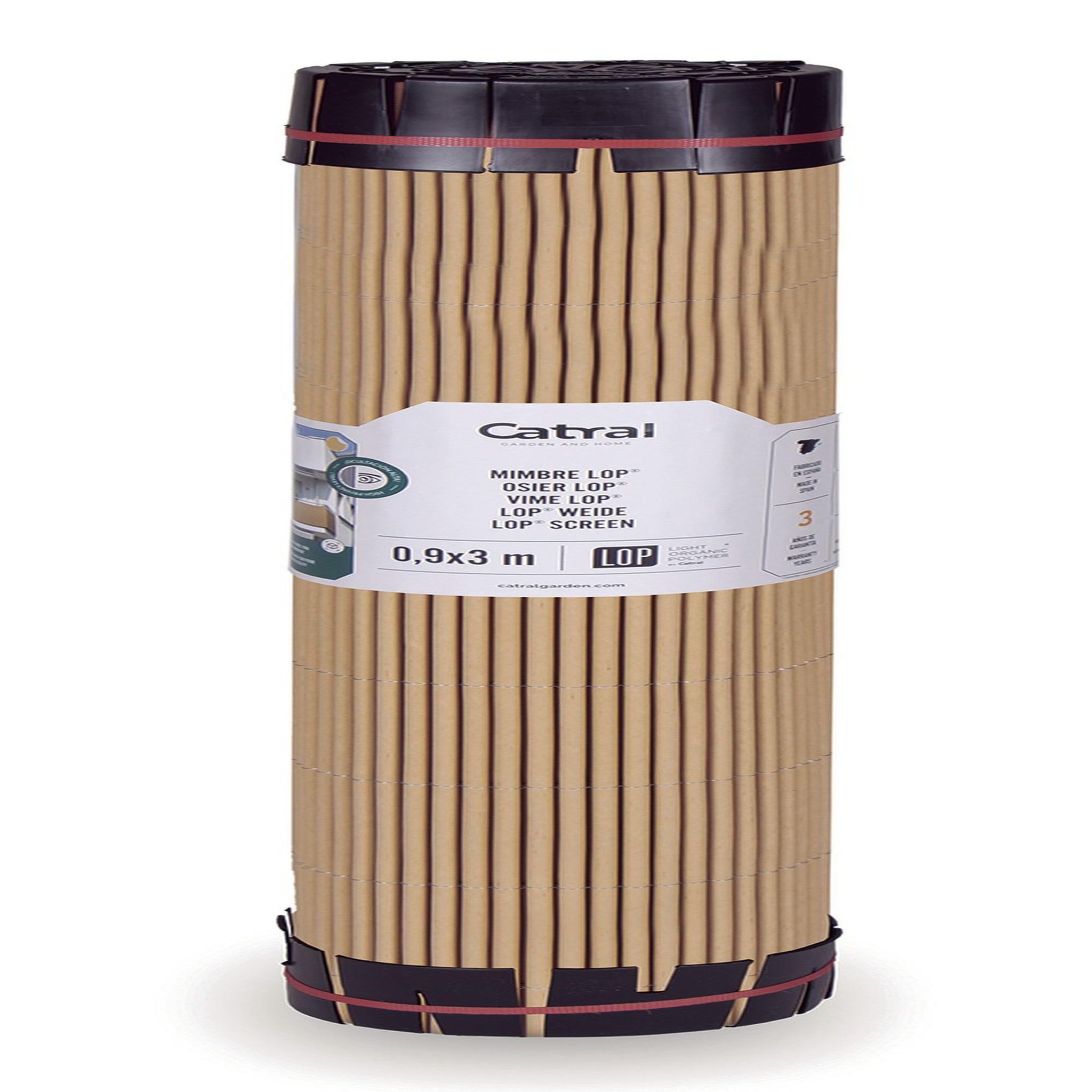 Nortene Canisse d'osier semi-synthétique - coloris Bambou - 1x3m