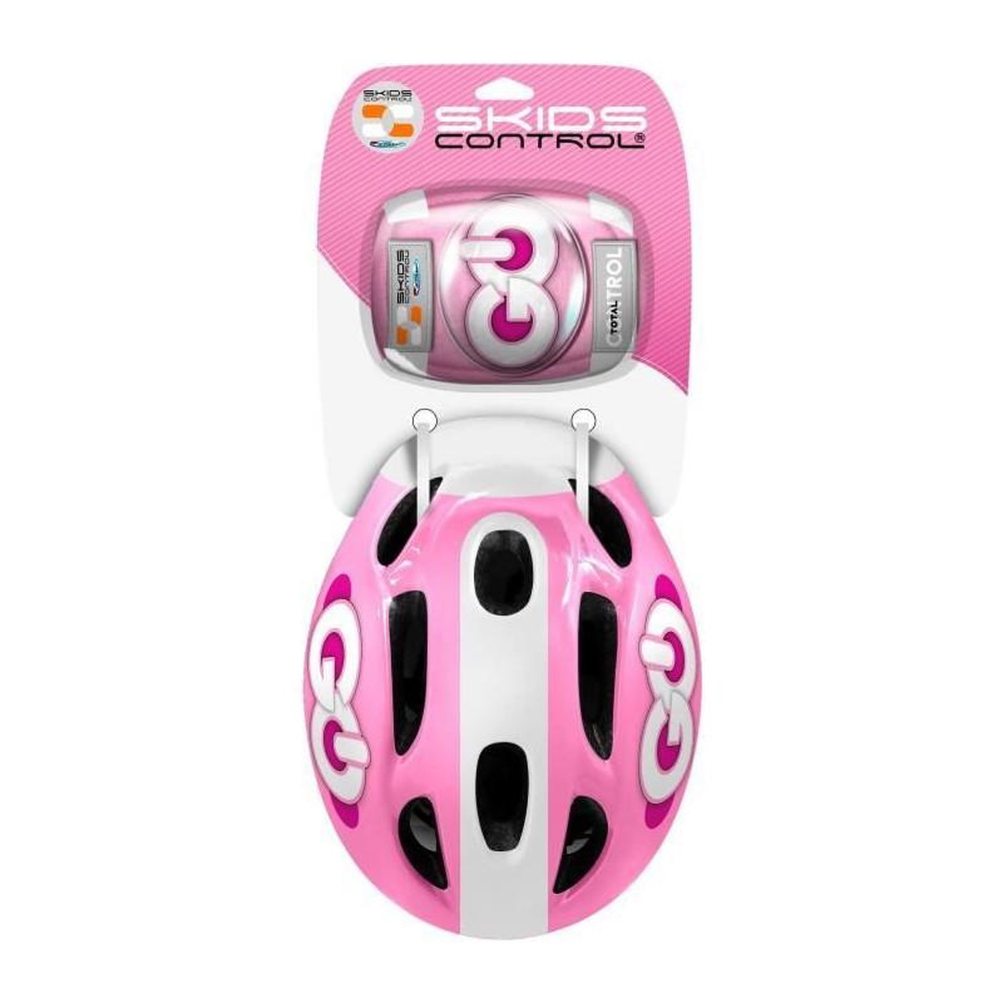Voir la diapositive 2 : STAMP Protections roller - STAMP - SKIDS CONTROL - Casque / Coudieres / Genouilleres - Rose