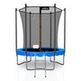Voir la diapositive 6 : JUMP4FUN Trampoline extérieur Classique ø185 cm- 6FT- Filet intérieur, Matelas de protection réversible et Echelle