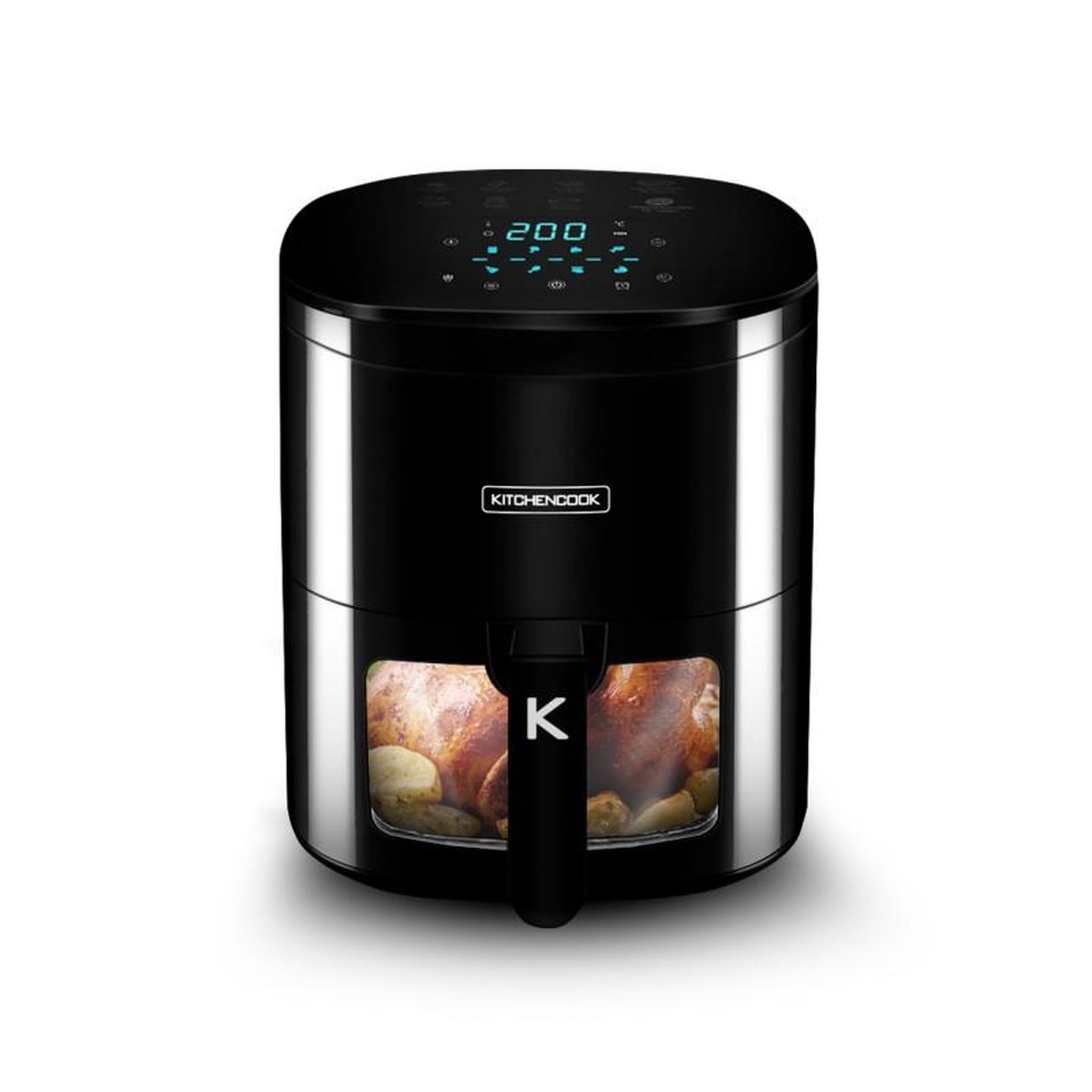 KITCHENCOOK Friteuse Sans Huile De  6.5l  8 Programmes Airmed6 W De Kichencook