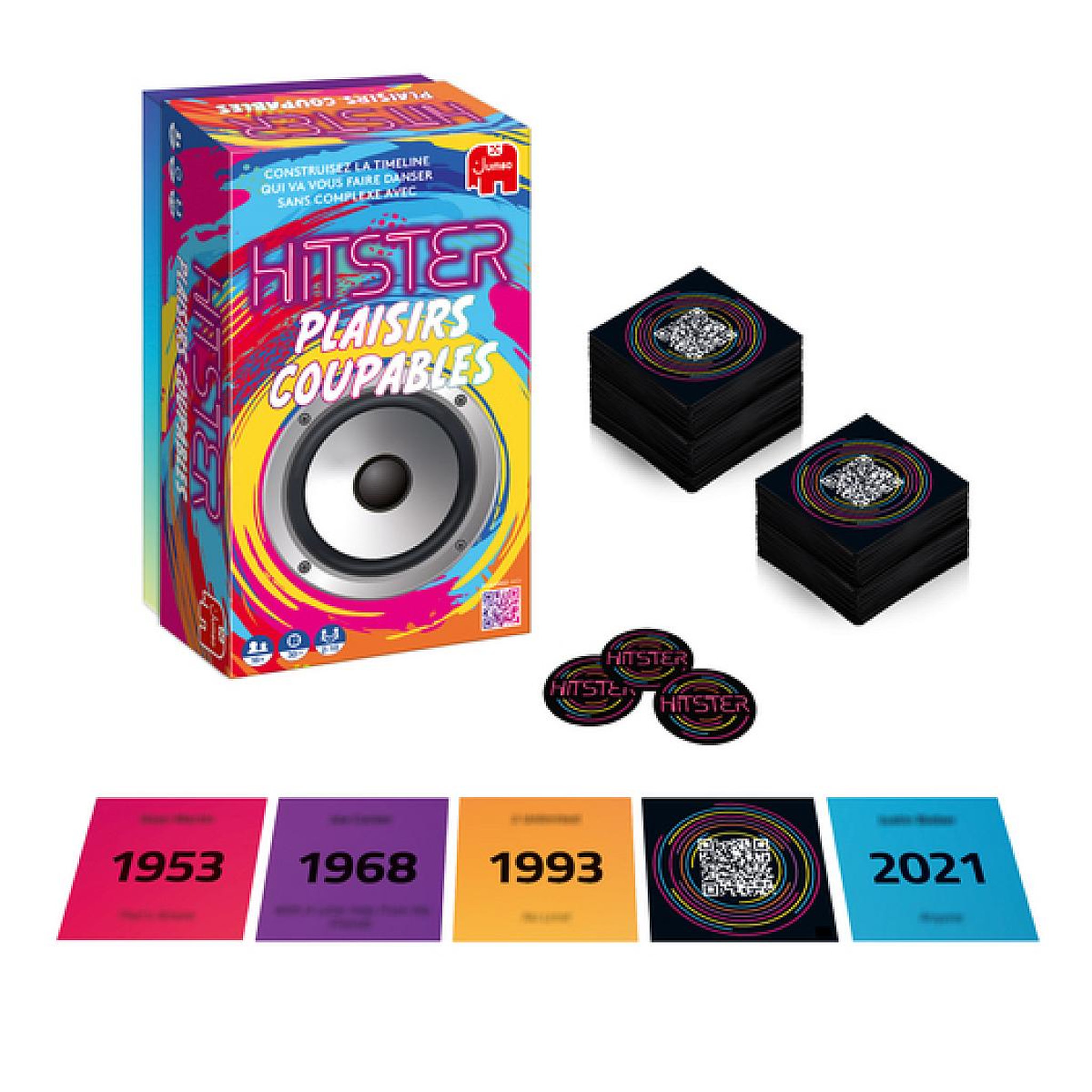 Voir la diapositive 5 : PIXIE GAMES Hitster - Plaisirs coupables - Version France