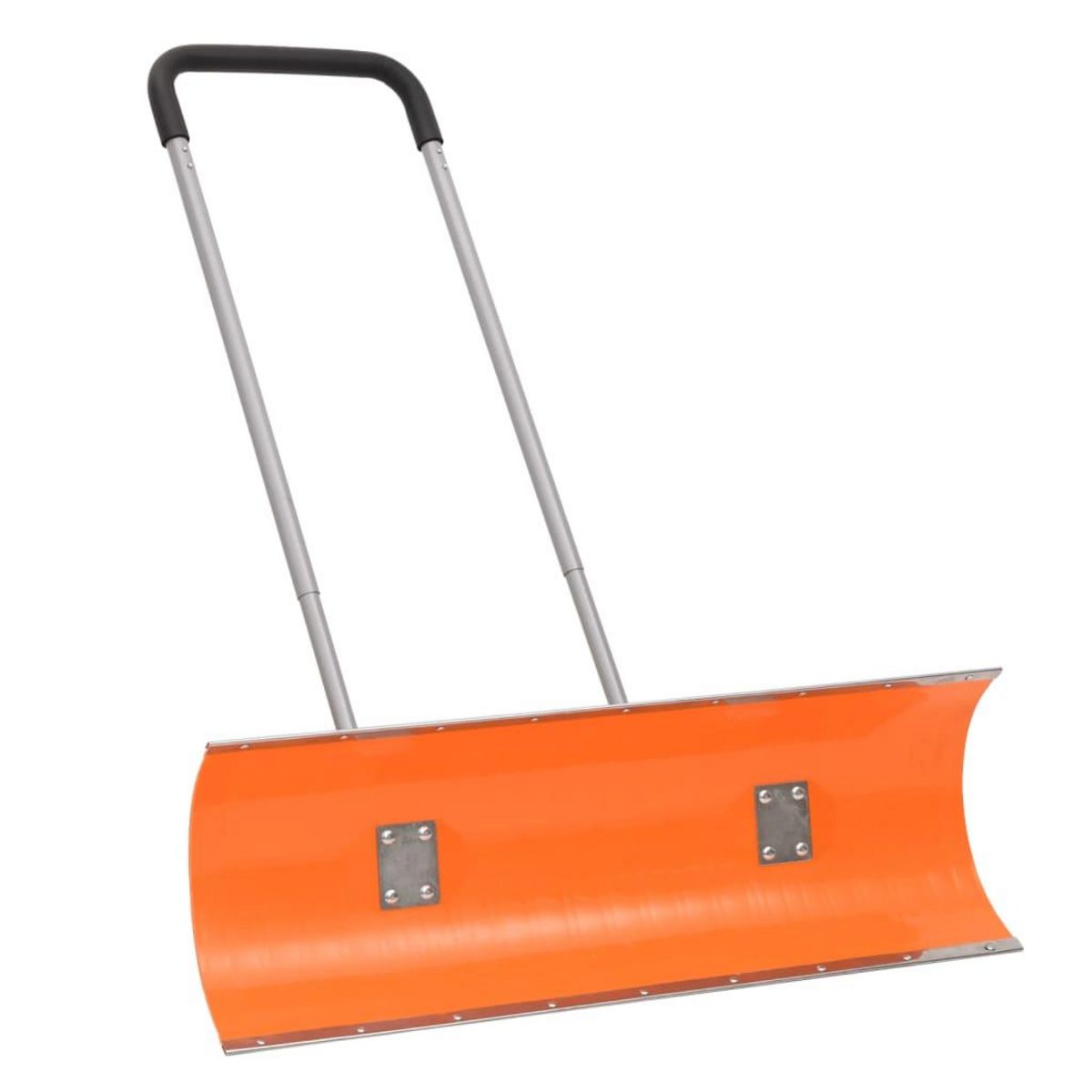 VIDAXL Pelle a neige avec poignee extensible orange 96cm lame en acier