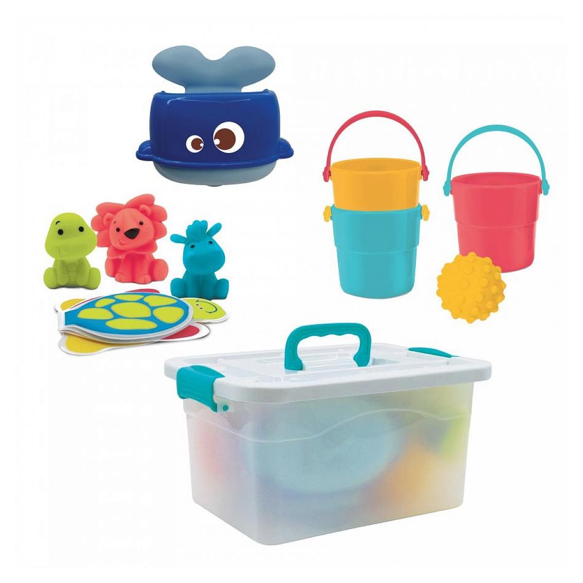 LUDI Valisette de jouets pour le bain