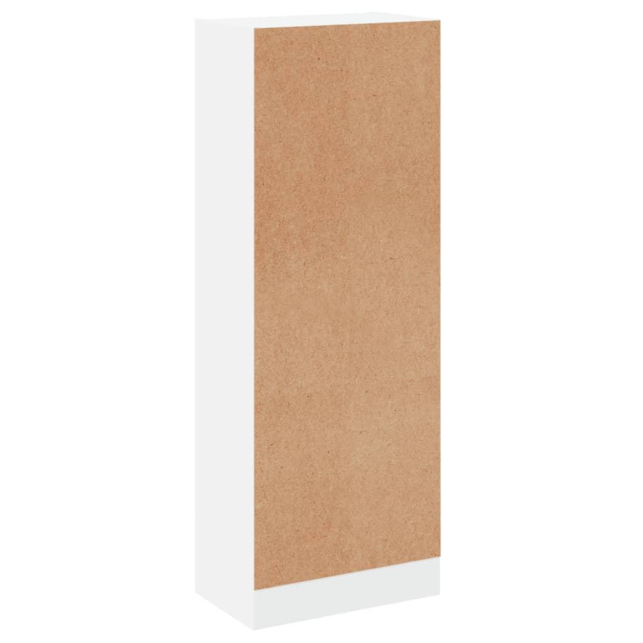Voir la diapositive 6 : VIDAXL Bibliotheque a 3 niveaux blanc 40x24x109 cm bois d'ingenierie