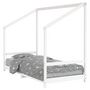 Voir la diapositive 2 : VIDAXL Cadre de lit pour enfants blanc 90x200 cm bois de pin massif