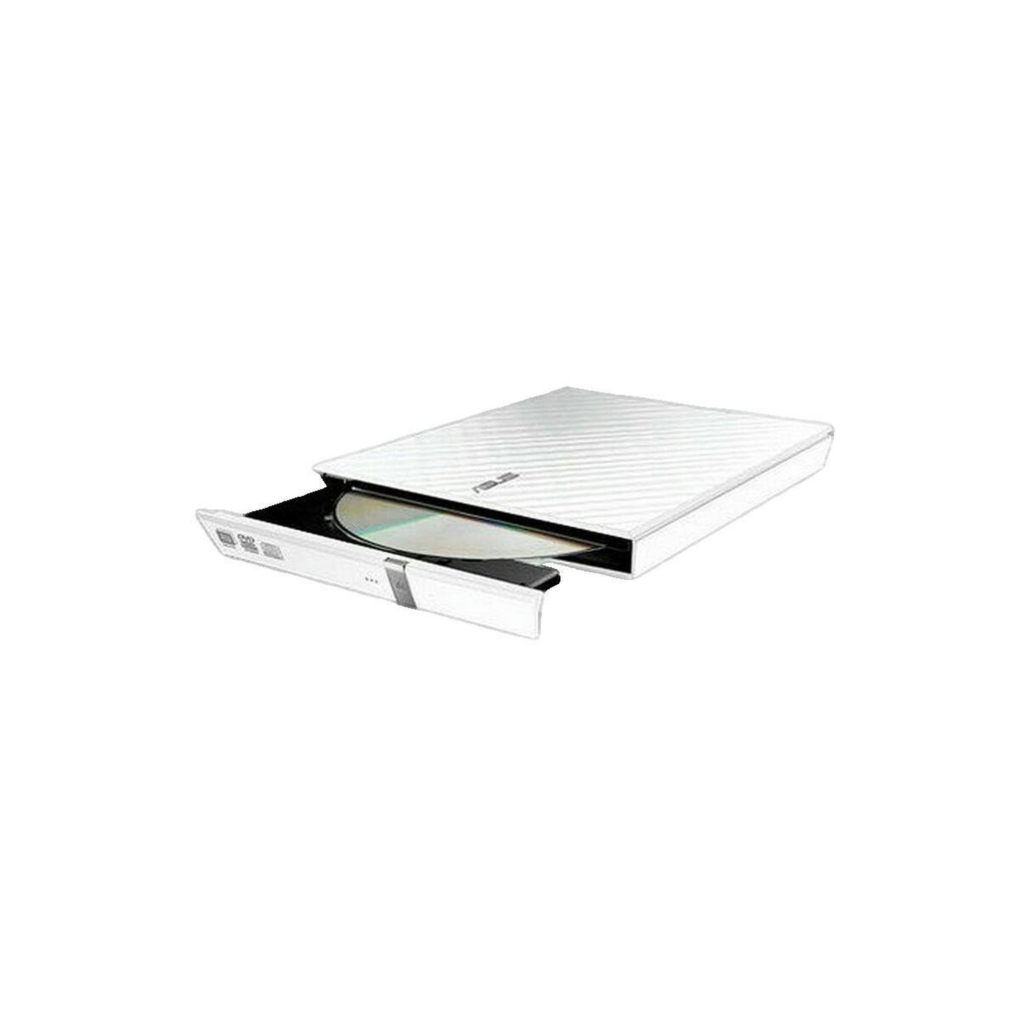 Voir la diapositive 1 : ASUS Graveur DVD externe ASUS SDRW-08D2S-U LITE blanc