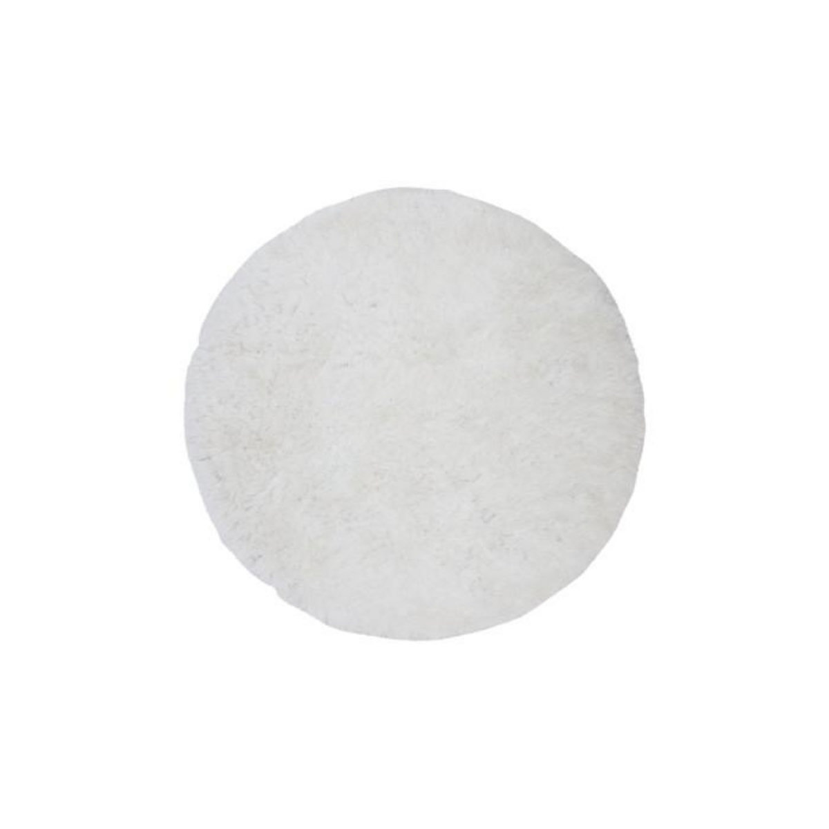 Paris Prix Tapis Rond Design  Grace  200cm Blanc
