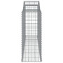 Voir la diapositive 4 : VIDAXL Panier de gabions arque 300x50x120/140 cm Fer galvanise