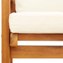 Voir la diapositive 5 : VIDAXL Ensemble de jardin avec coussin bois massif acacia