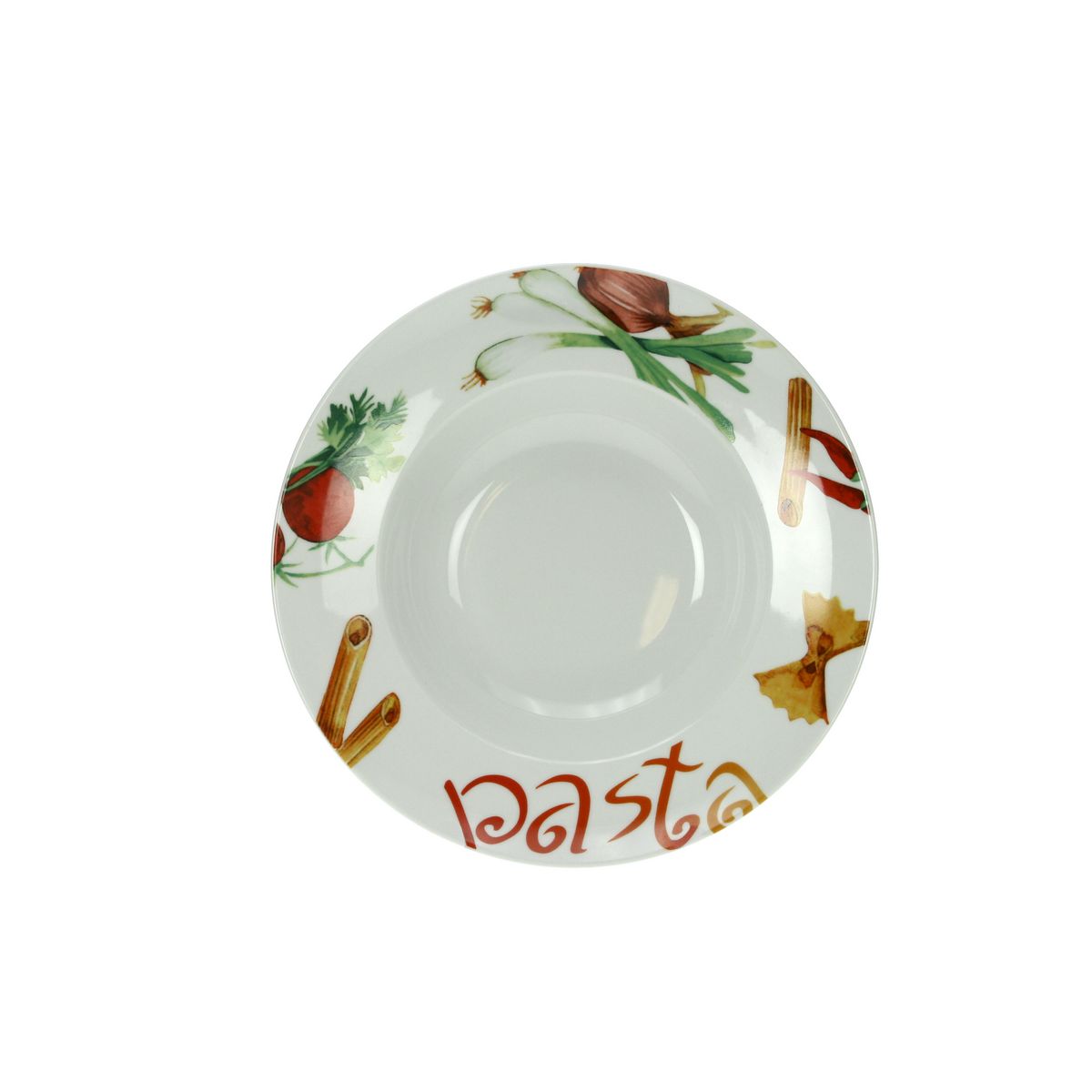 Cosy&Trendy Lot de 6 assiettes PASTA 26 cm 