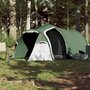Voir la diapositive 3 : VIDAXL Tente de camping tunnel 2 personnes vert impermeable