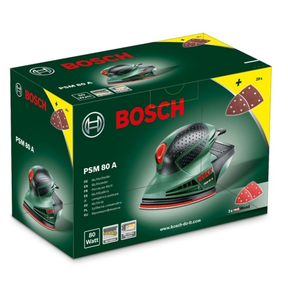 BOSCH Ponceuse multifonction - PSM 80 A