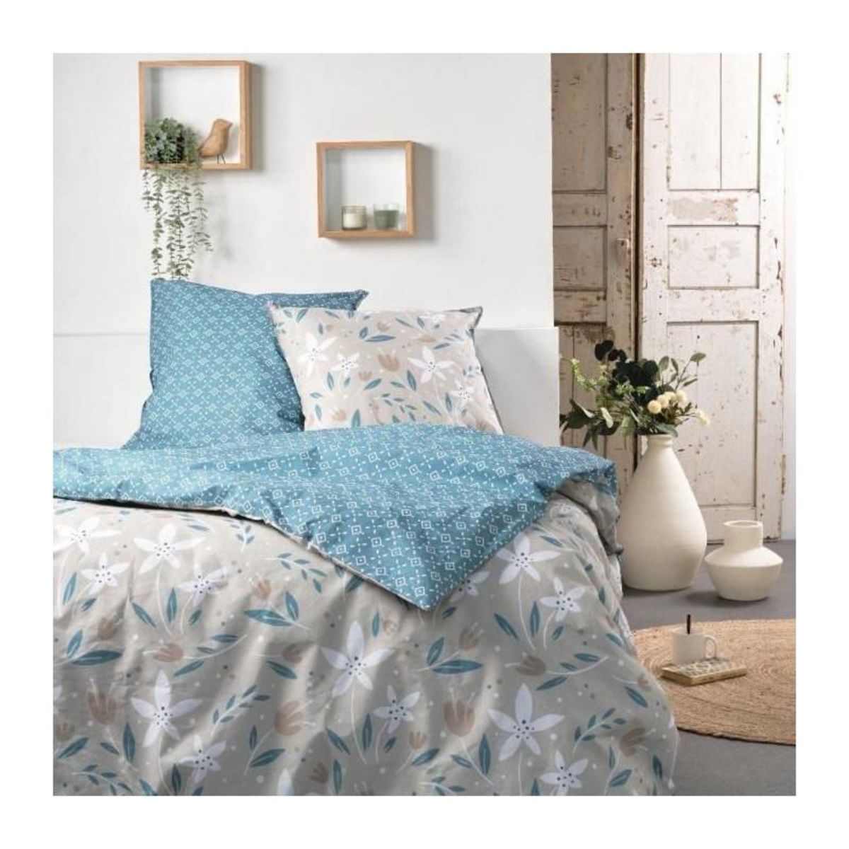 Today Parure de lit - TODAY - Sunshine - 119493 - 2 personnes - 240x220cm - Coton - Imprimé 11.58