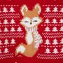 Voir la diapositive 2 : INEXTENSO Robe pull de noël renard bébé fille