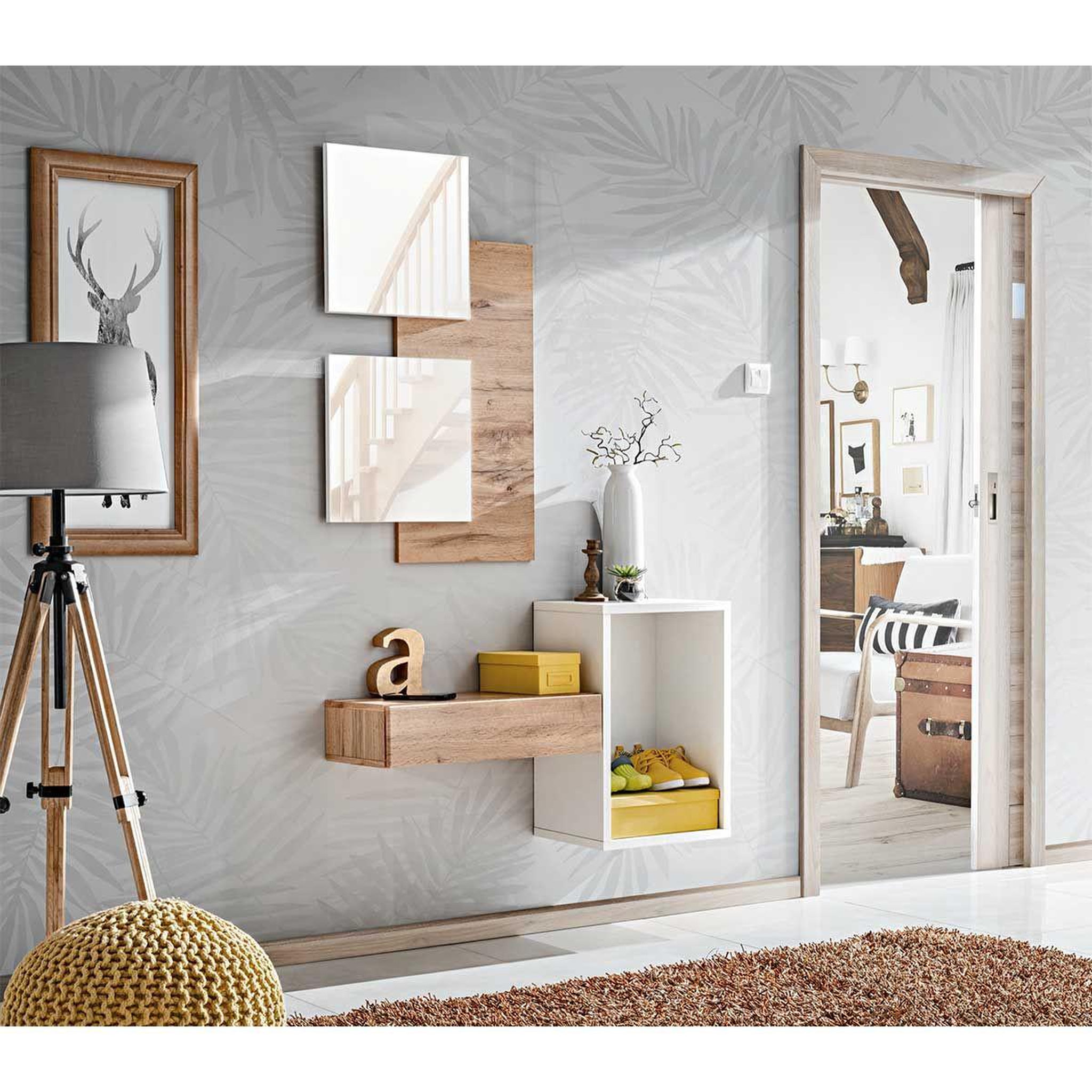 Voir la diapositive 4 : Paris Prix Ensemble dressing design  easy i  170cm naturel