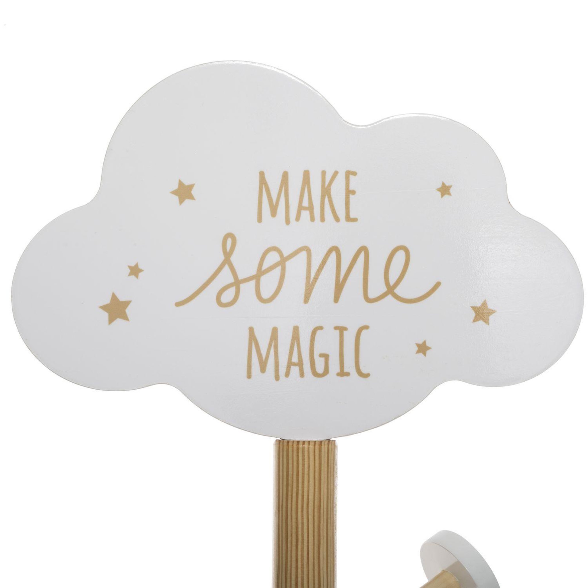 Voir la diapositive 2 : Atmosphera Kids Porte-manteau nuage pour enfant - hauteur 135,50 cm - blanc et beige