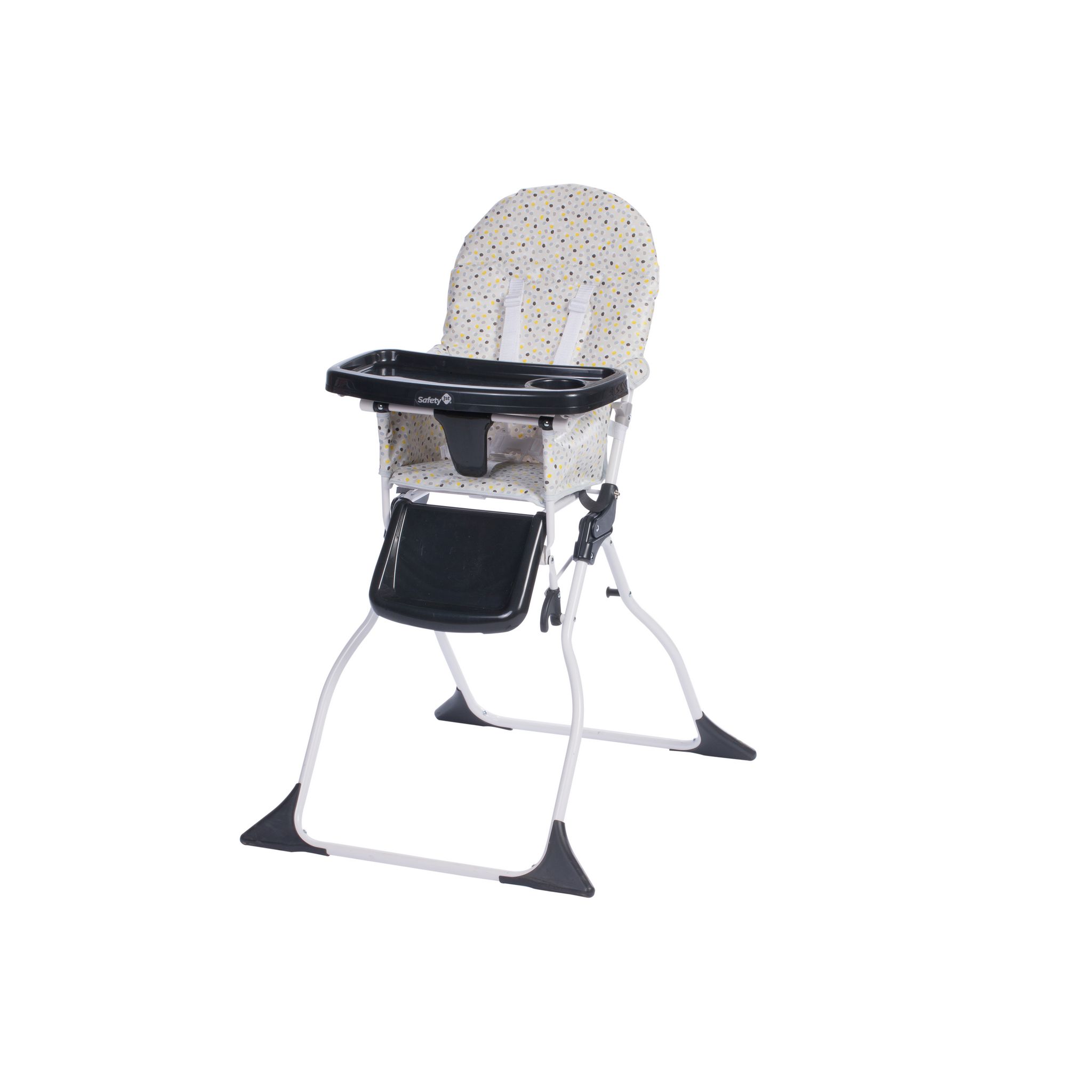 SAFETY FIRST Chaise haute bébé compacte Keeny Grey patches pas cher