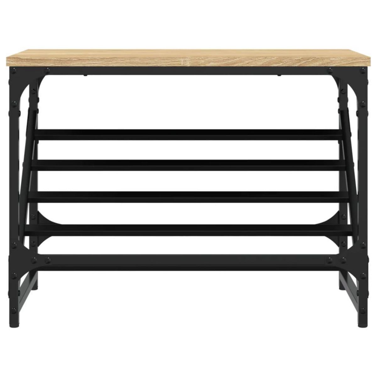 VIDAXL Etagere a chaussures chene sonoma 60x30x45 cm bois d'ingenierie