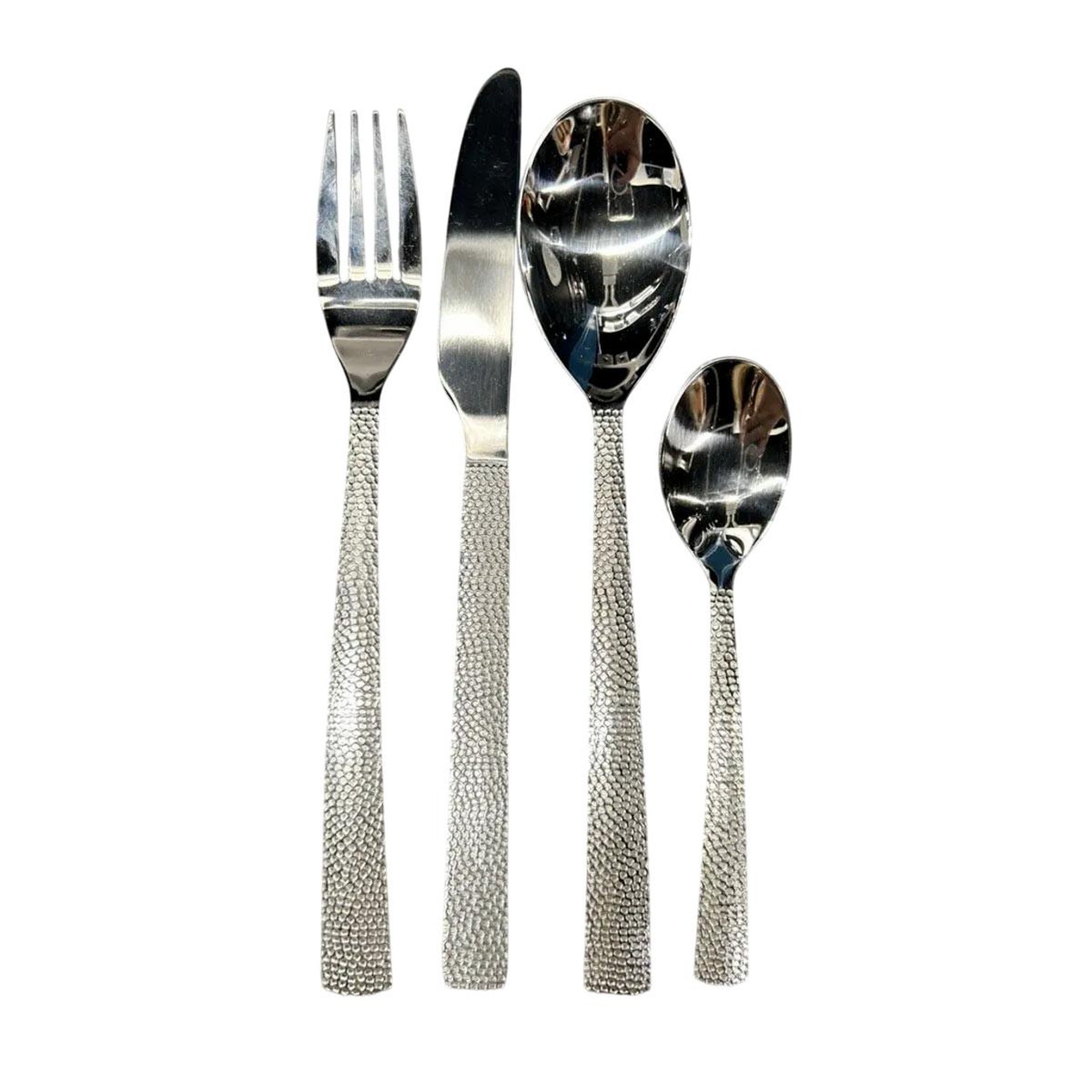 SECRET DE GOURMET Ménagère 24 pièces en inox  lira  21cm argent