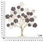 Voir la diapositive 6 : Paris Prix Décoration Murale en Métal  Albero Purpy  80cm Multicolore