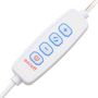 Voir la diapositive 5 : VIDAXL Coiffeuse avec LED Chene fume 74,5x40x141 cm