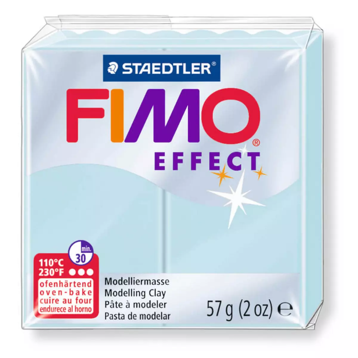 Fimo Pâte Fimo Effect bleu glacier 56g
