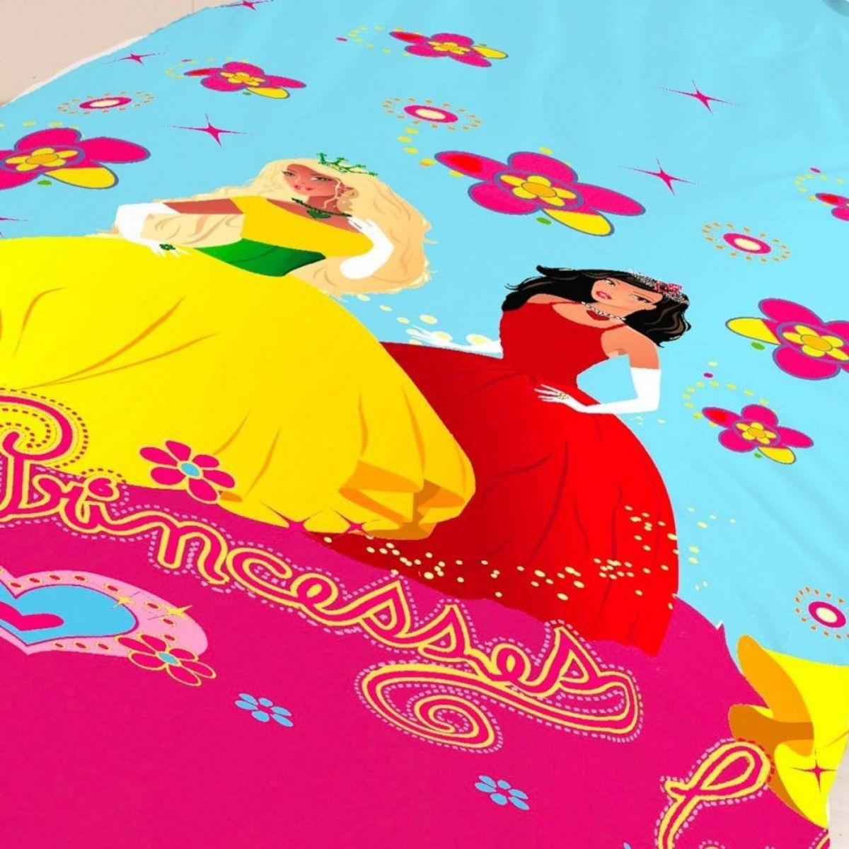 Dourev Housse de couette 140x200 PRINCESS + 1 taie