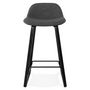 Voir la diapositive 2 : Paris Prix Tabouret de Bar  Talik  86cm Gris Foncé & Noir