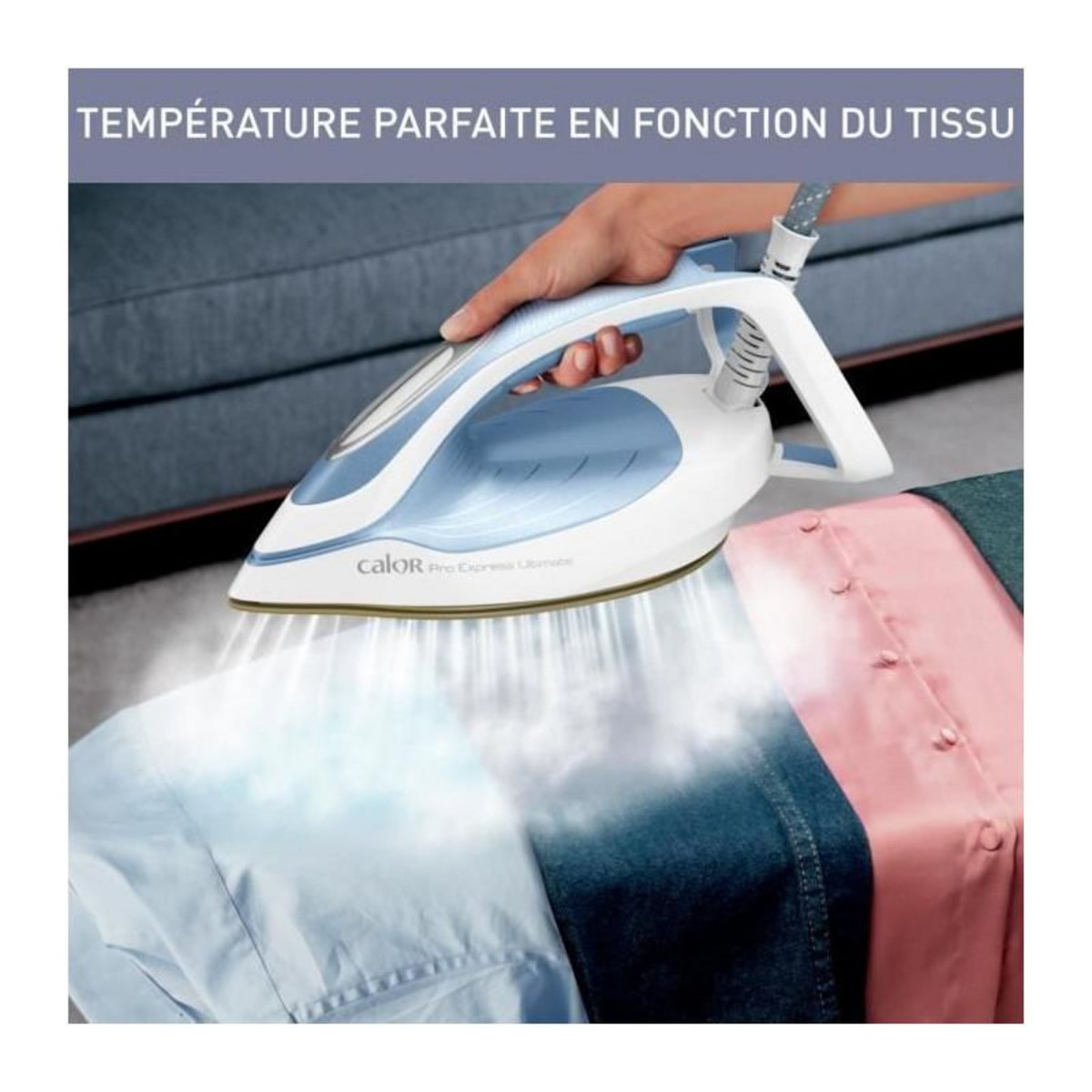 CALOR CALOR Pro Express Ultimate Centrale vapeur, Pression 7,6 bars, Débit vapeur 155 g/min, Fonction pressing 580 g/min YY5357FC