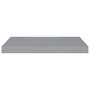 Voir la diapositive 4 : VIDAXL Etageres murales flottantes 2 pcs Gris 60x23,5x3,8 cm MDF