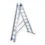 Voir la diapositive 4 : HAILO Echelle 3 plans 6m70 en aluminium - HOBBYSTEP