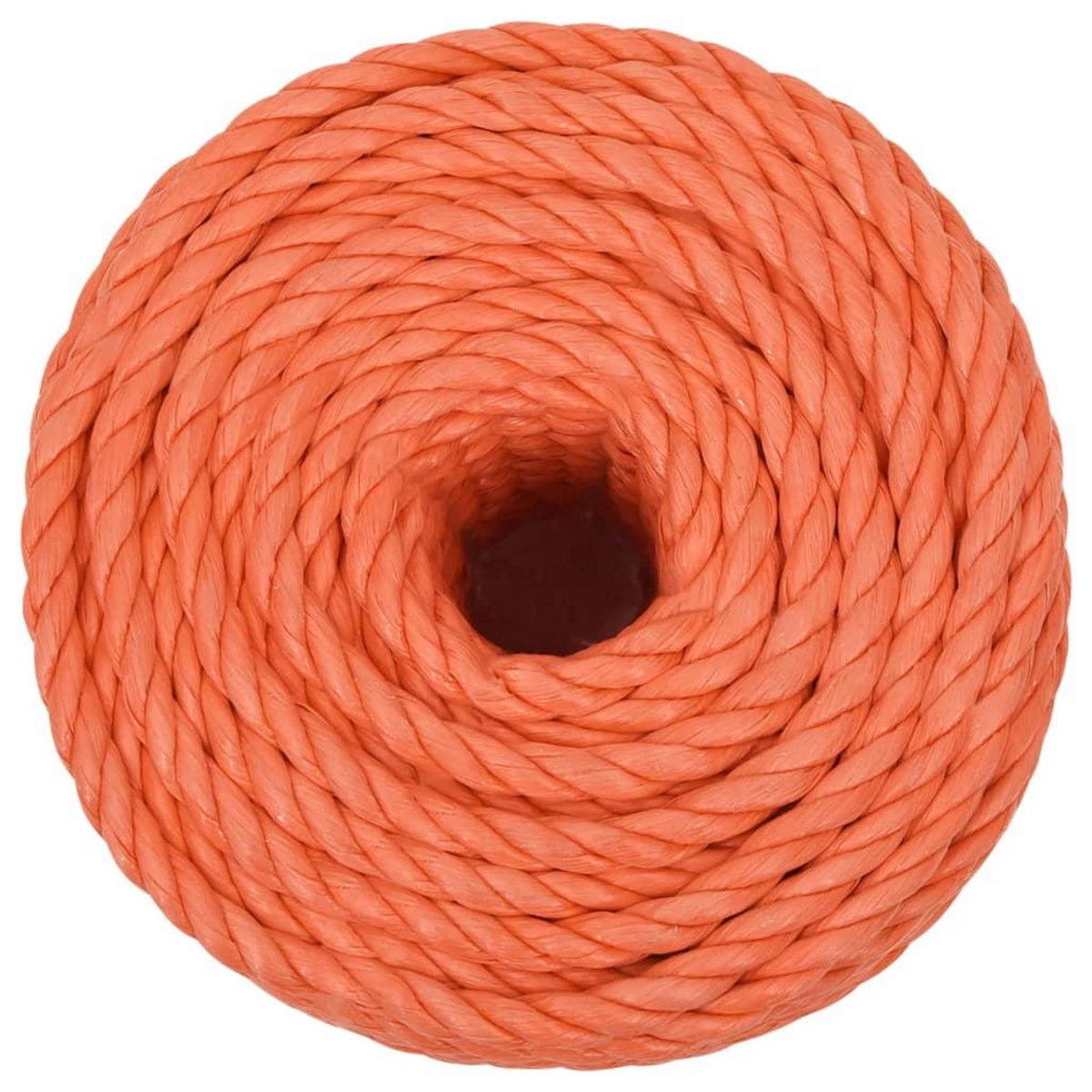 VIDAXL Corde de travail Orange 10 mm 50 m Polypropylene