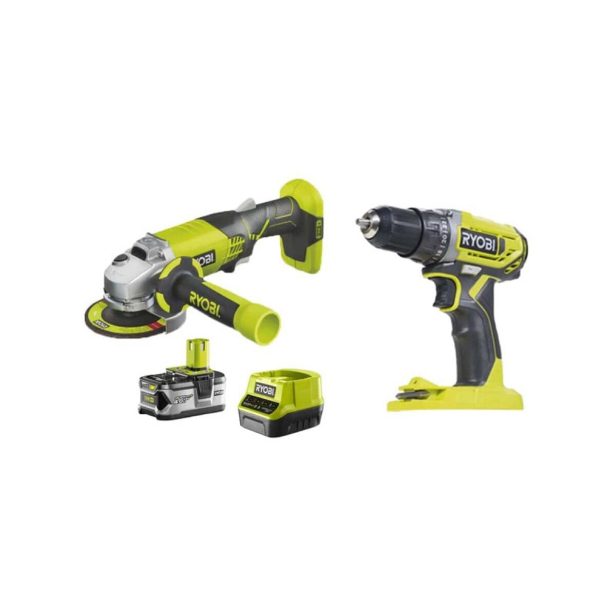 Ryobi Perceuse-Visseuse sans fil Ryobi One+ R18DD3-0 - 2 vitesses