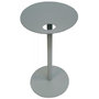 Voir la diapositive 3 : Paris Prix Table d'Appoint Ovale en Métal  Melisa  45cm Gris
