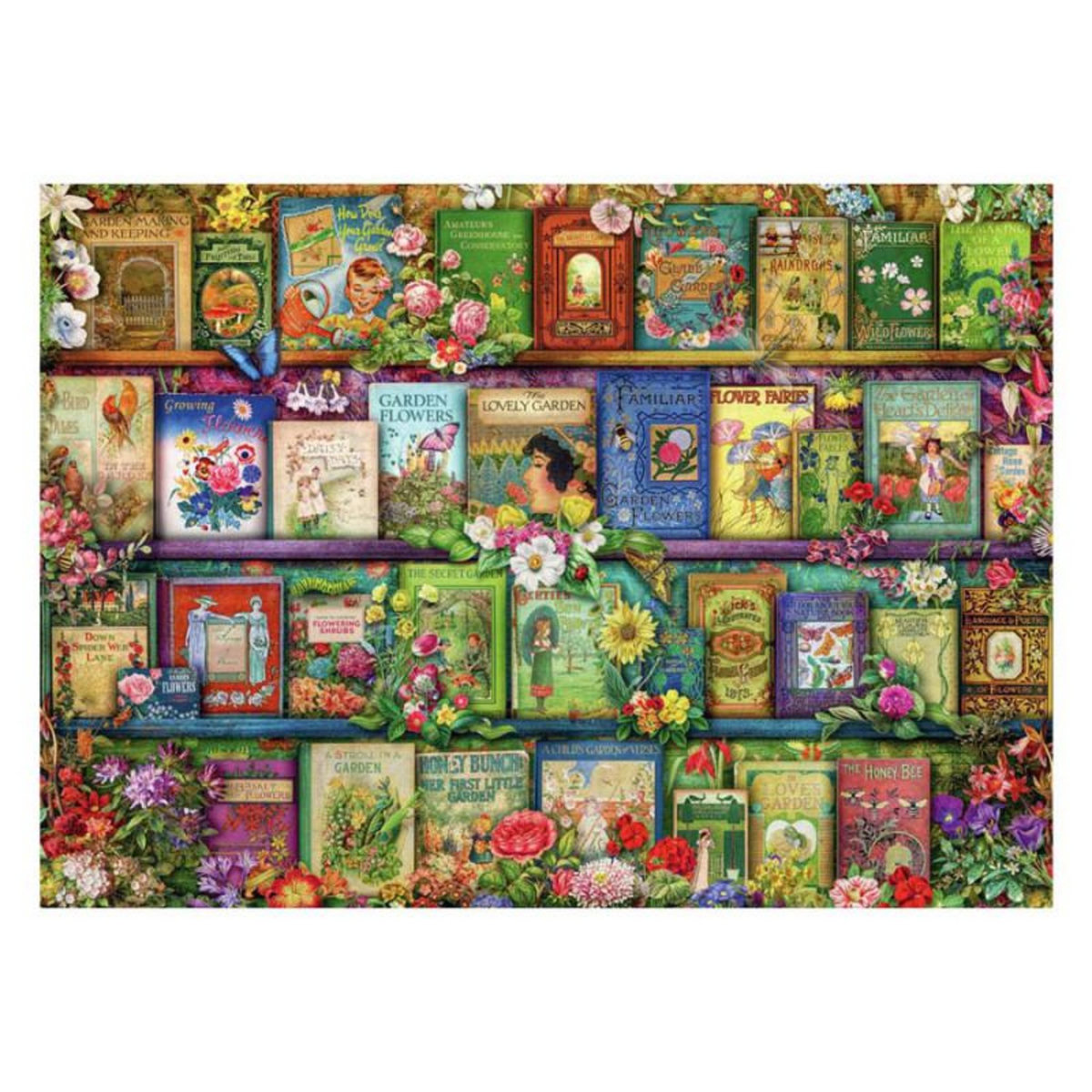 RAVENSBURGER Ravensburger - Jigsaw puzzle Vintage Garden Books, 1000 pcs. 120001836